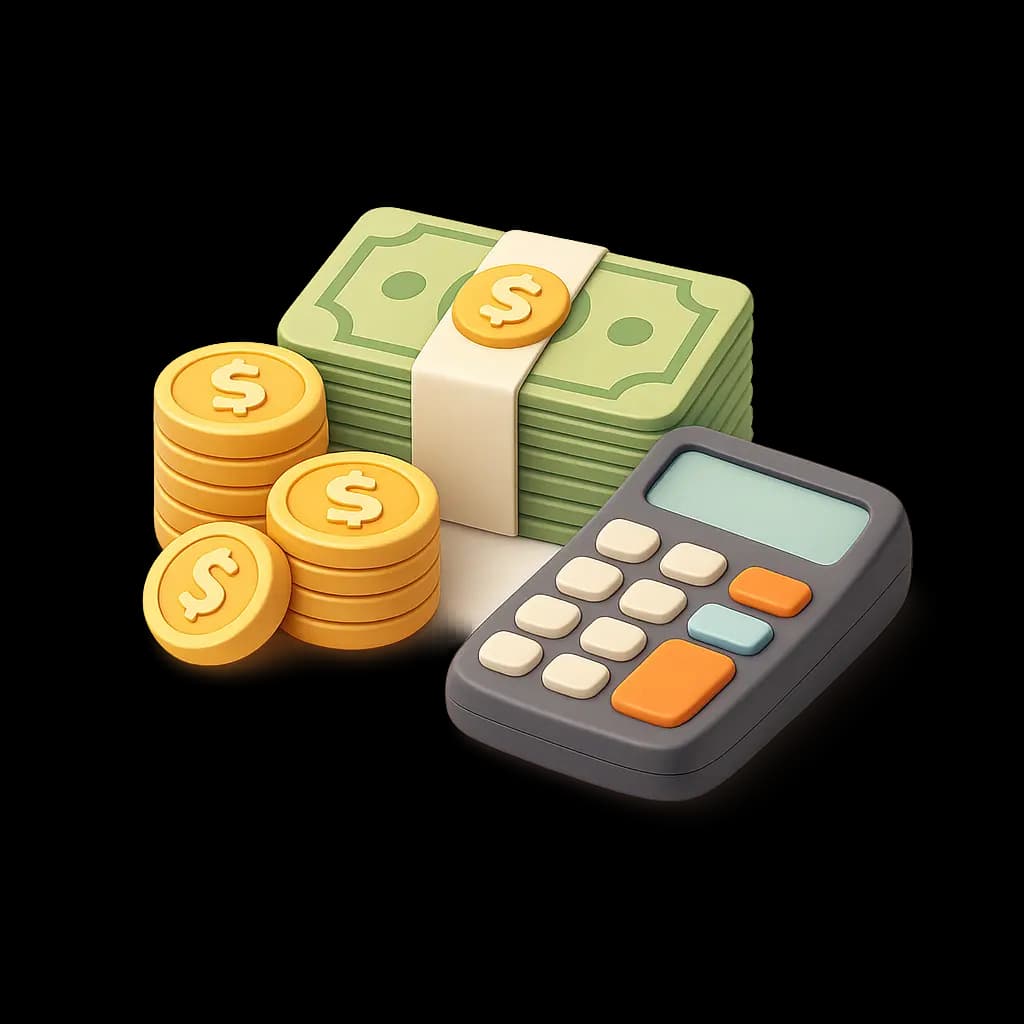 Charts showing monthly affiliate commissions