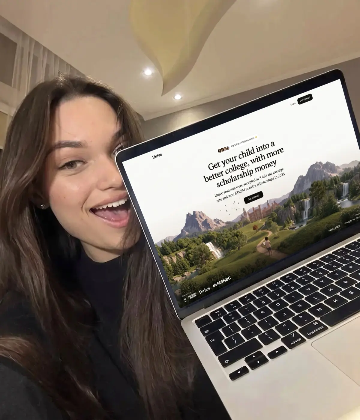 Emily J. using Unive