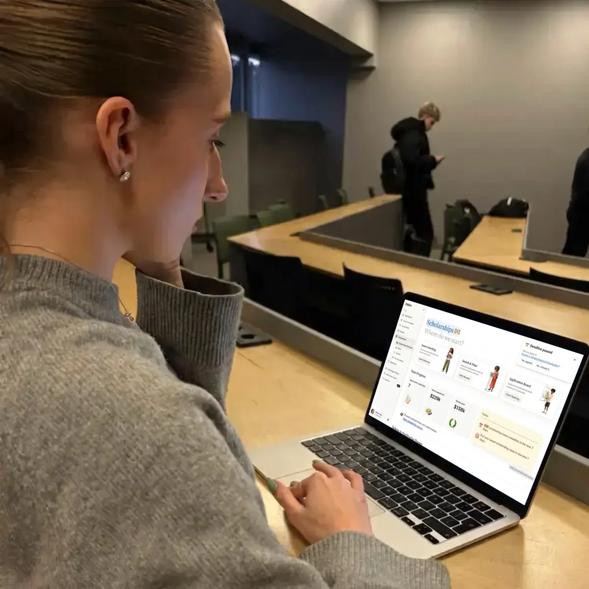 Olivia Myers using Unive