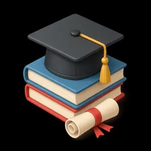 Graduation cap representing successful college applications