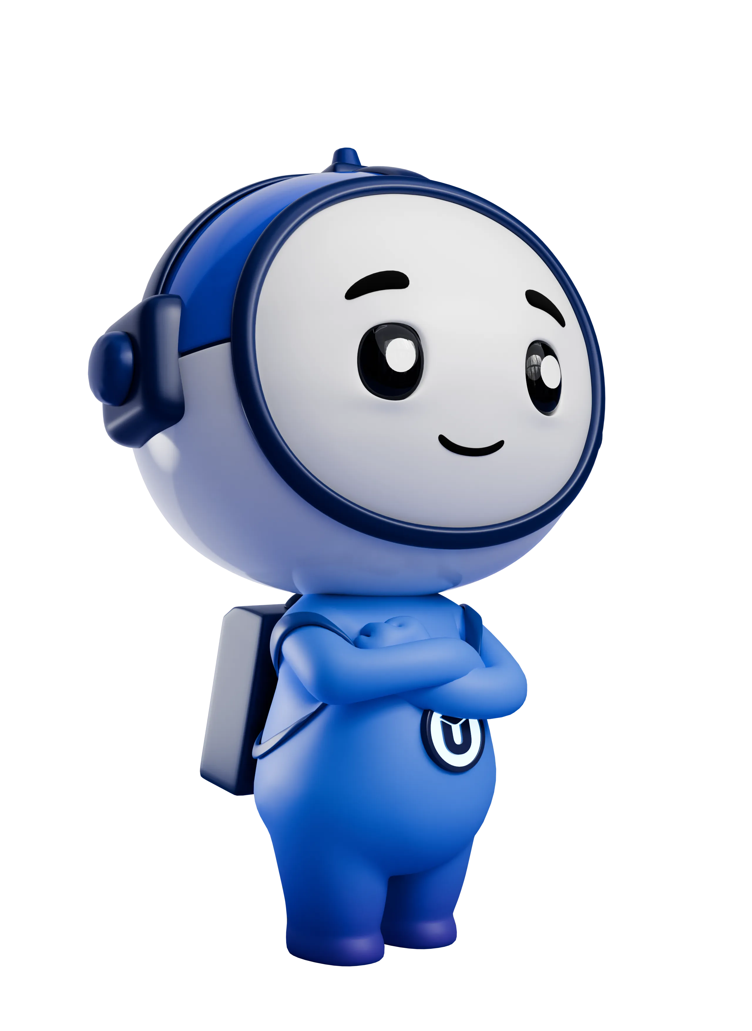 AI tutor character illustration