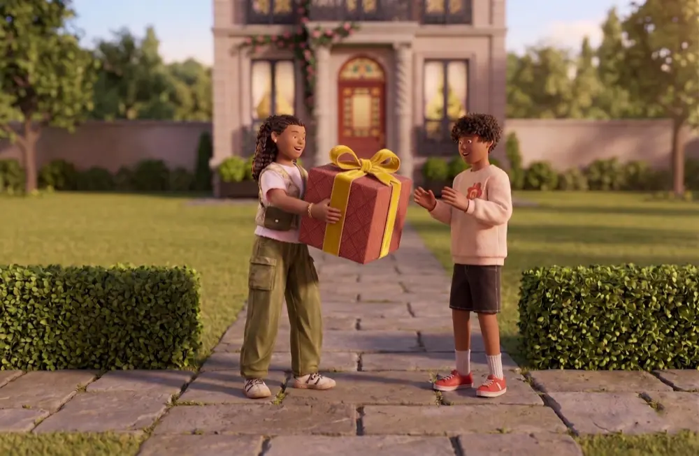 Gift representing affiliate rewards