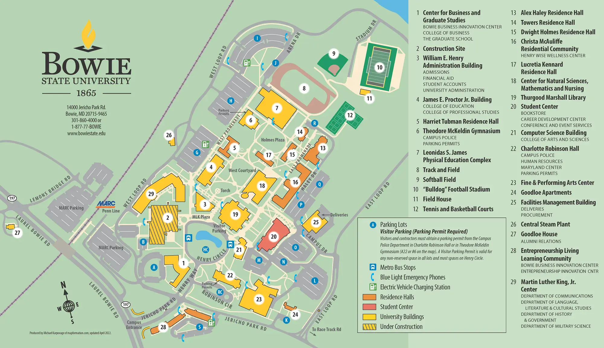 Bowie State University campus image