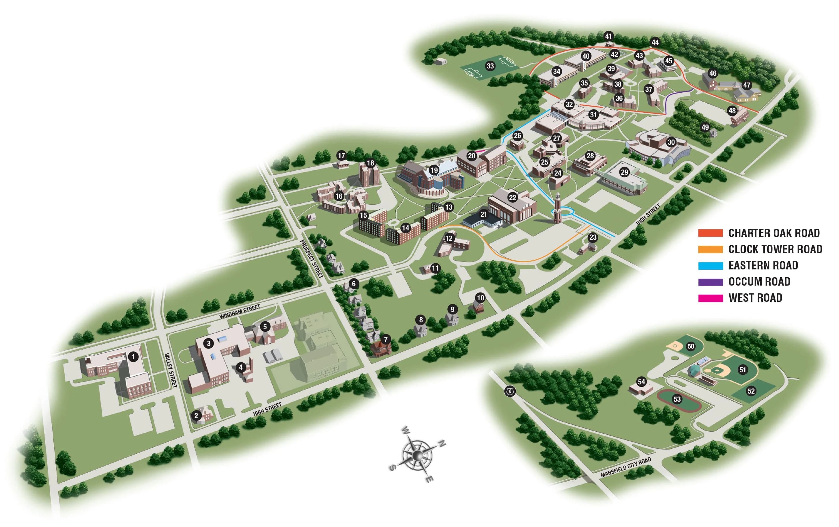 Campus / aerial photo