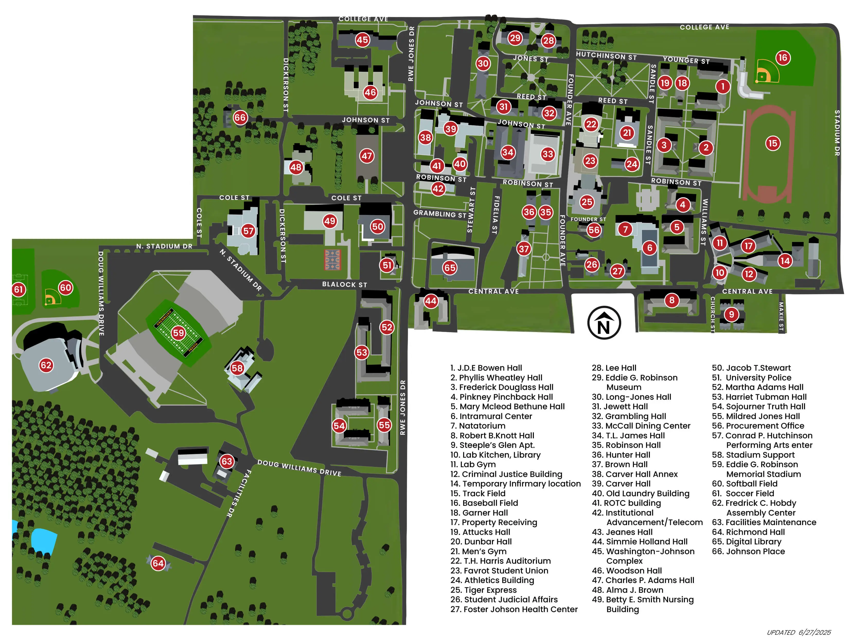 Grambling State University campus image