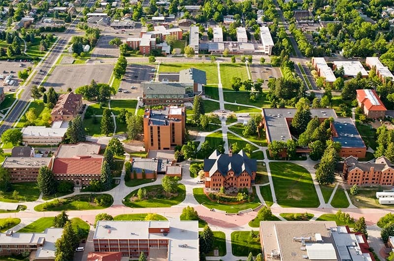 Campus / aerial photo