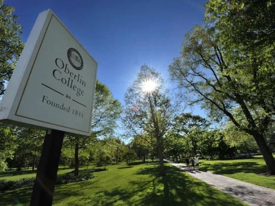 Oberlin College campus image