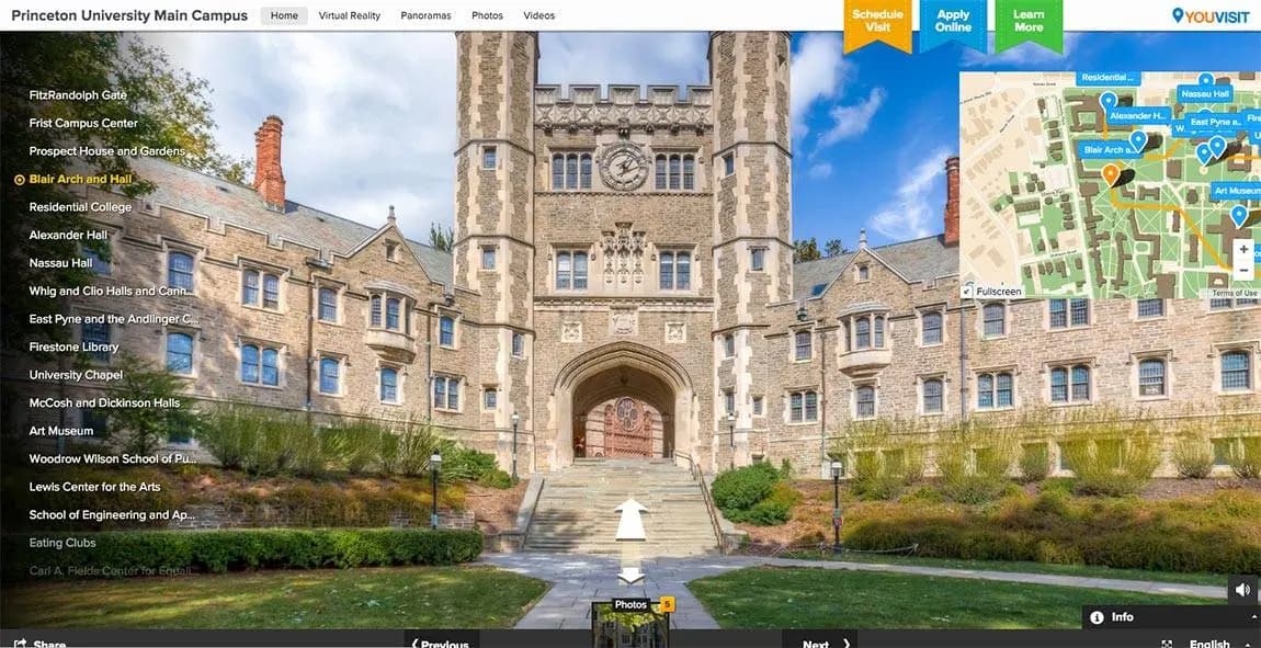 Princeton University campus image