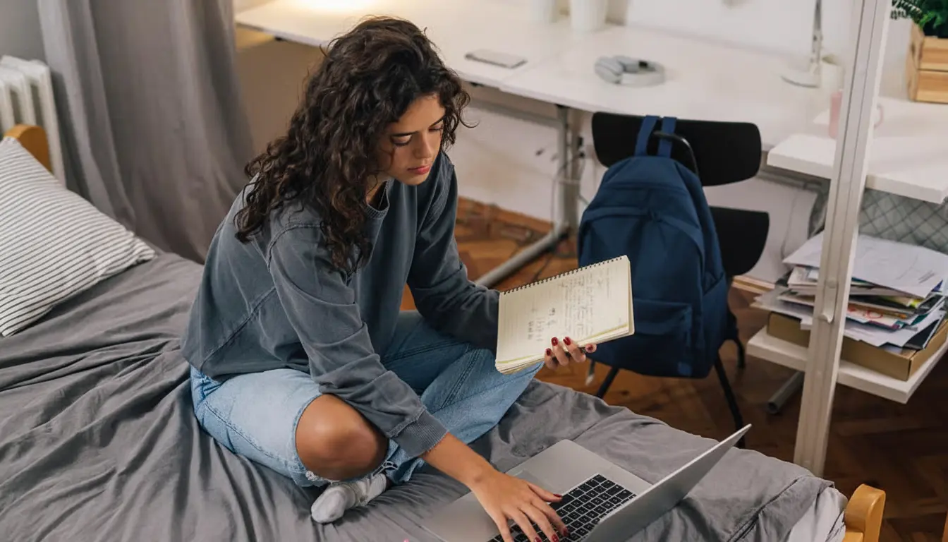 Student struggling with essay writing